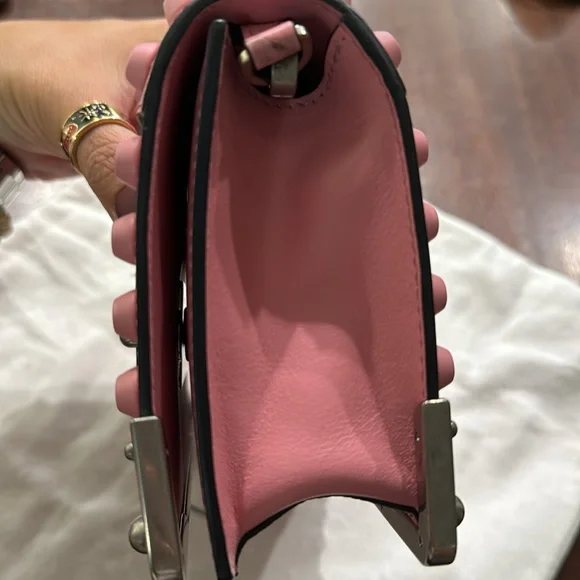 Prada Pink Mini Studded Cahier Bag - Picture 5 of 12